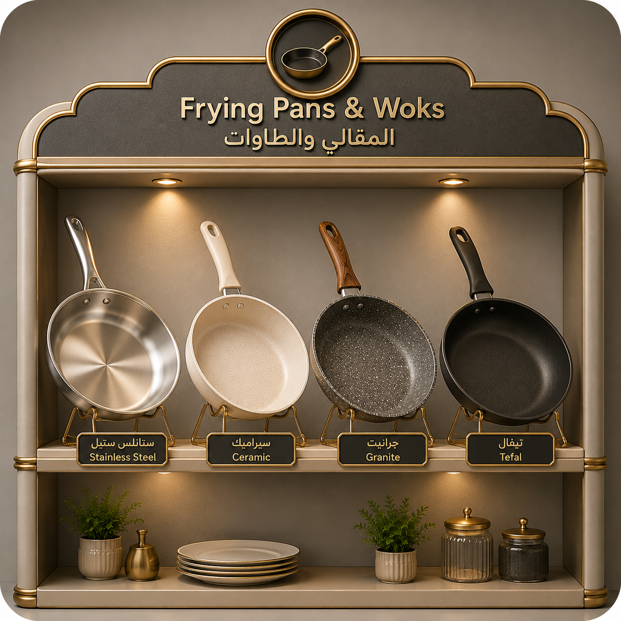 Frying Pans & Woks
